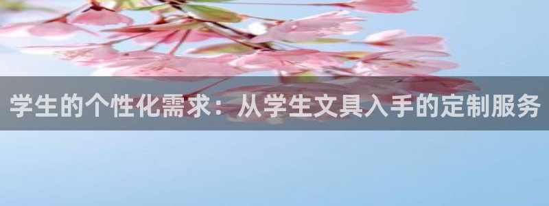 天顺娱乐木q96303：学生的个性化需求