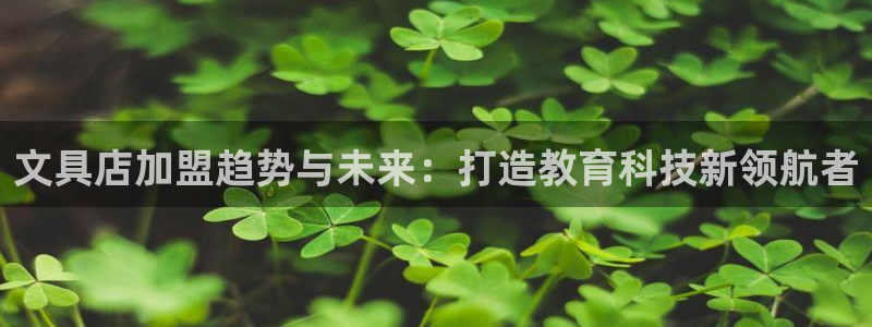 天顺娱乐主管年收入：文具店加盟趋势与未来