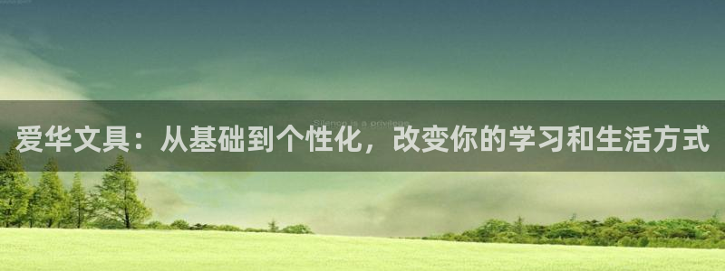 天顺娱乐淤3300：爱华文具：从基础到个