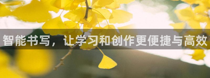天顺娱乐母来70648：智能书写，让学习